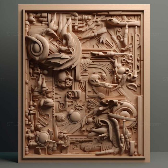 Patterns and decorations (stl JAC Rein 1, PATTERN_737) 3D models for cnc